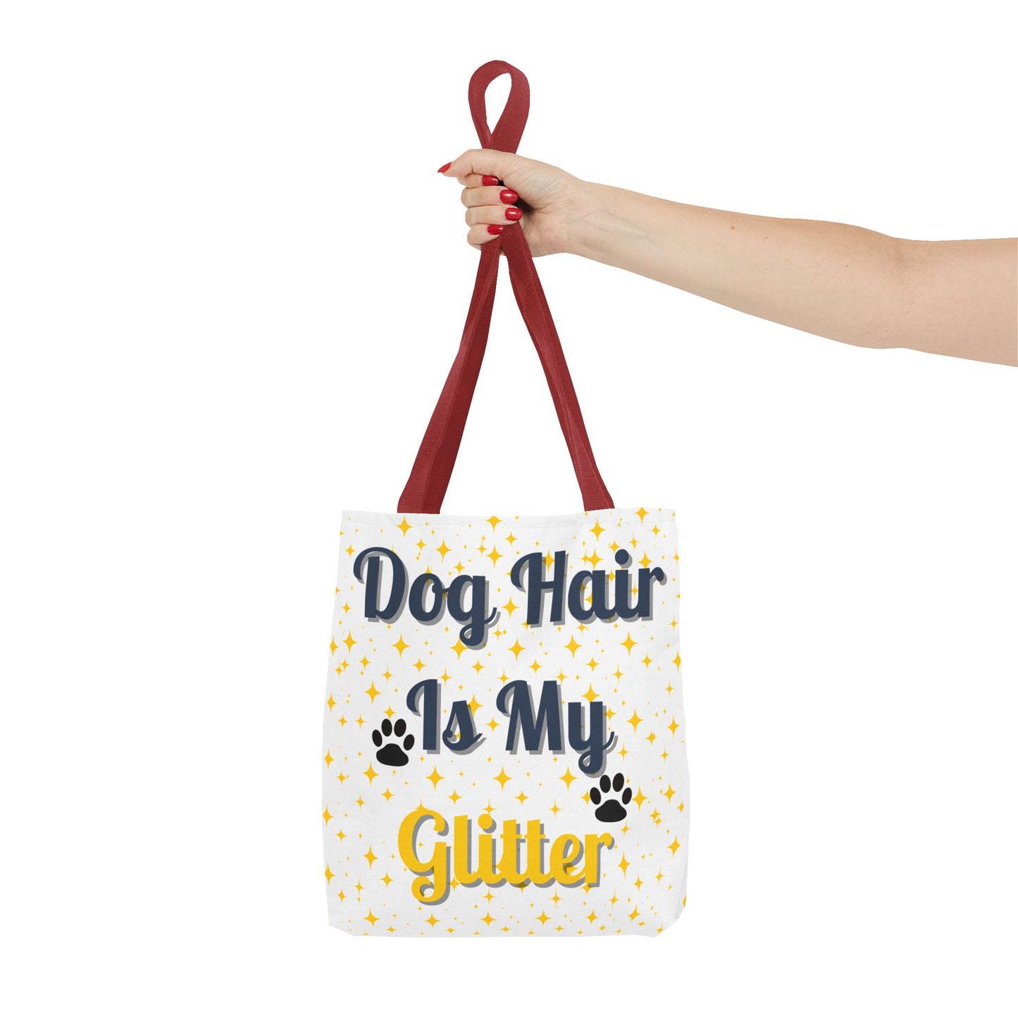 Custom Pet Tote Bag-Dog Hair Is My Glitter Tote Bag | Funny Pet Owner Gift, Dog Lover Accessory, Stylish Shopping Bag, Animal Rescue Fundraiser