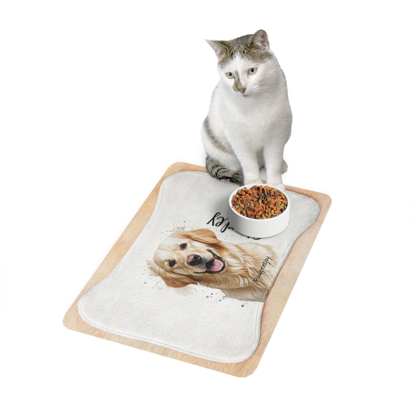 Personalized Dog Feeding Mat – Waterproof & Non-Slip Custom Pet Placemat