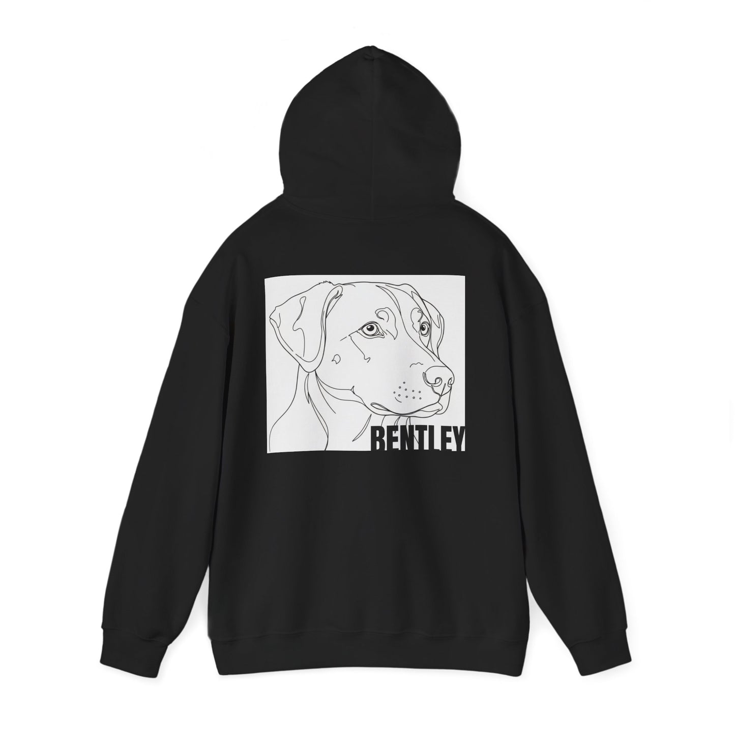 Custom Pet Portrait Hoodie, Stylish Dog Lover Sweatshirt, Gift for Pet Owners, Cozy Animal Sweatshirt, Personalized Dog Hoodie