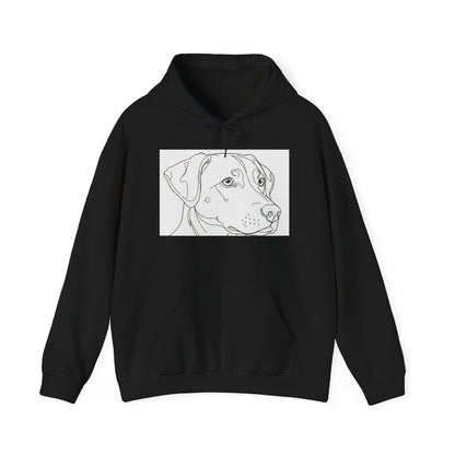 Custom Pet Portrait Hoodie, Stylish Dog Lover Sweatshirt, Gift for Pet Owners, Cozy Animal Sweatshirt, Personalized Dog Hoodie