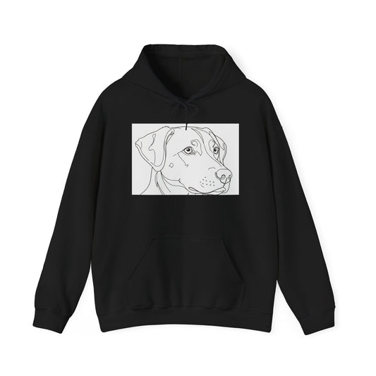 Custom Pet Portrait Hoodie, Stylish Dog Lover Sweatshirt, Gift for Pet Owners, Cozy Animal Sweatshirt, Personalized Dog Hoodie