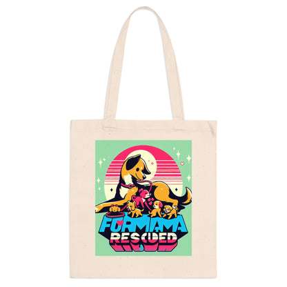 Rescue Dog Tote Bag | Eco-Friendly Dog Lover Gift, Adoption Awareness Bag, Pet Rescue Fundraiser, Cute Animal Lover Accessory