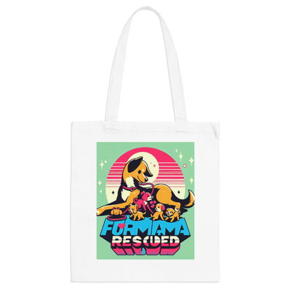 Rescue Dog Tote Bag | Eco-Friendly Dog Lover Gift, Adoption Awareness Bag, Pet Rescue Fundraiser, Cute Animal Lover Accessory