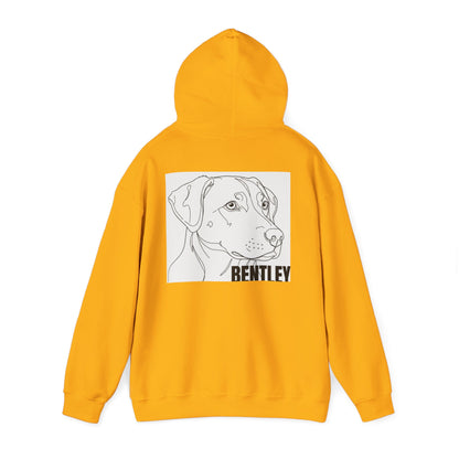 Custom Pet Portrait Hoodie, Stylish Dog Lover Sweatshirt, Gift for Pet Owners, Cozy Animal Sweatshirt, Personalized Dog Hoodie