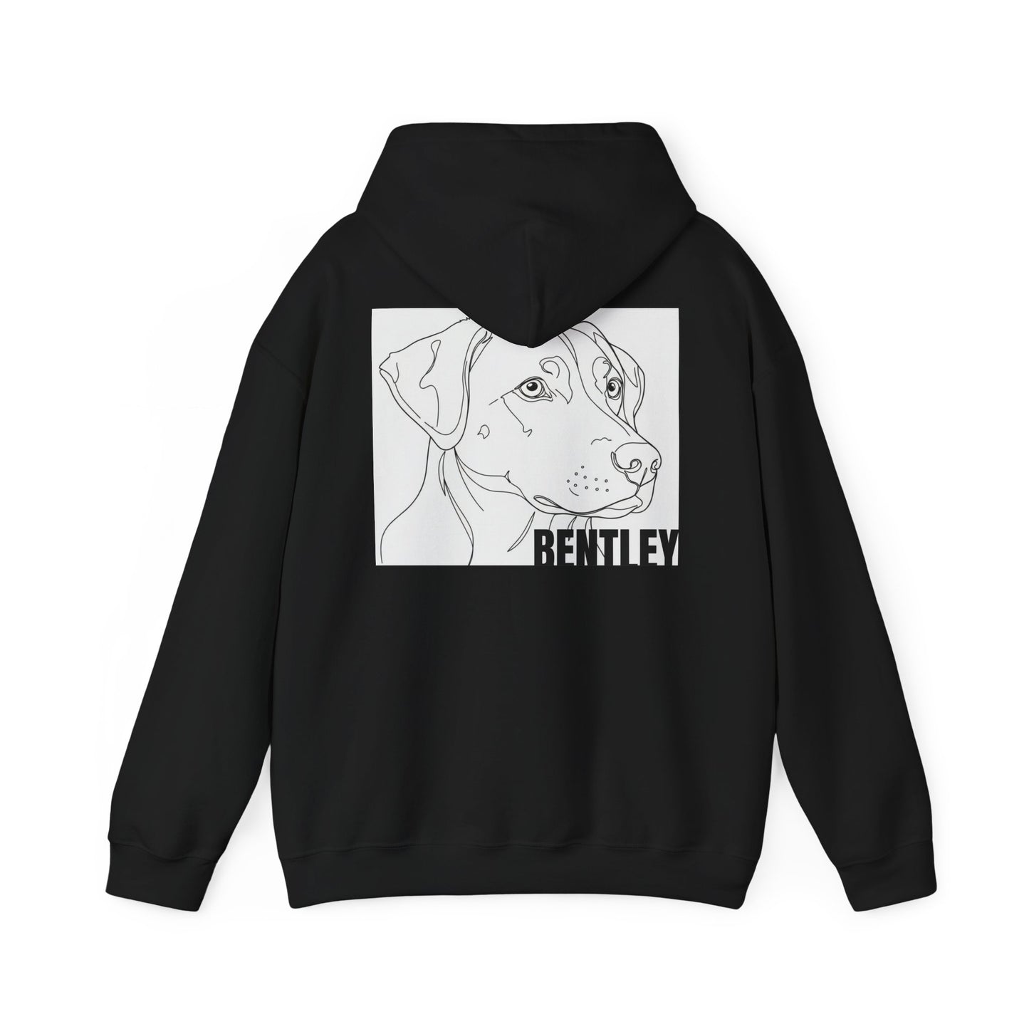 Custom Pet Portrait Hoodie, Stylish Dog Lover Sweatshirt, Gift for Pet Owners, Cozy Animal Sweatshirt, Personalized Dog Hoodie